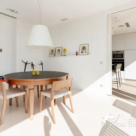 Modern La Cascade In With Sea View And Private Pool Sitges