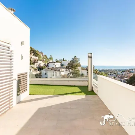 Villa Modern La Cascade In With Sea View And Private Pool Sitges